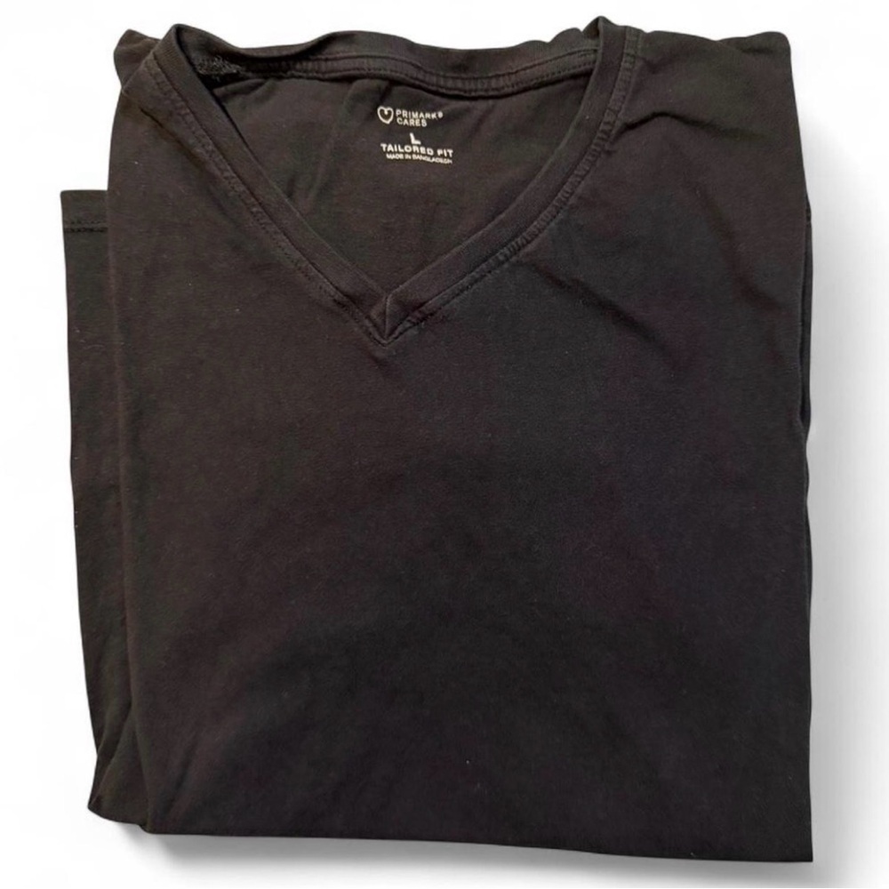 (SOLD) Men's Charcoal V-Neck Shirt